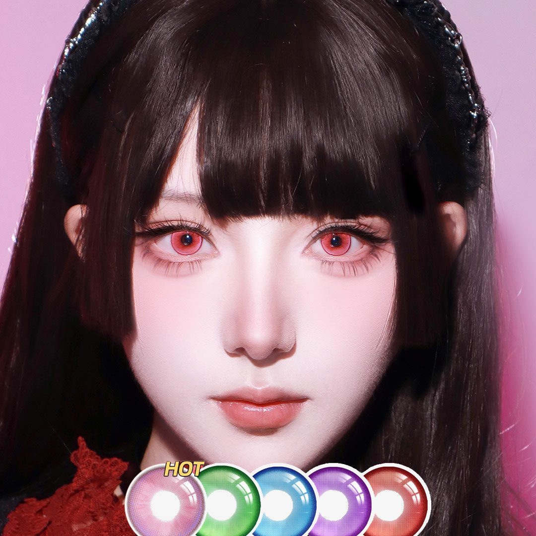 Cherry Blossom Romance Pink Colored Contacts - thumbnail 2