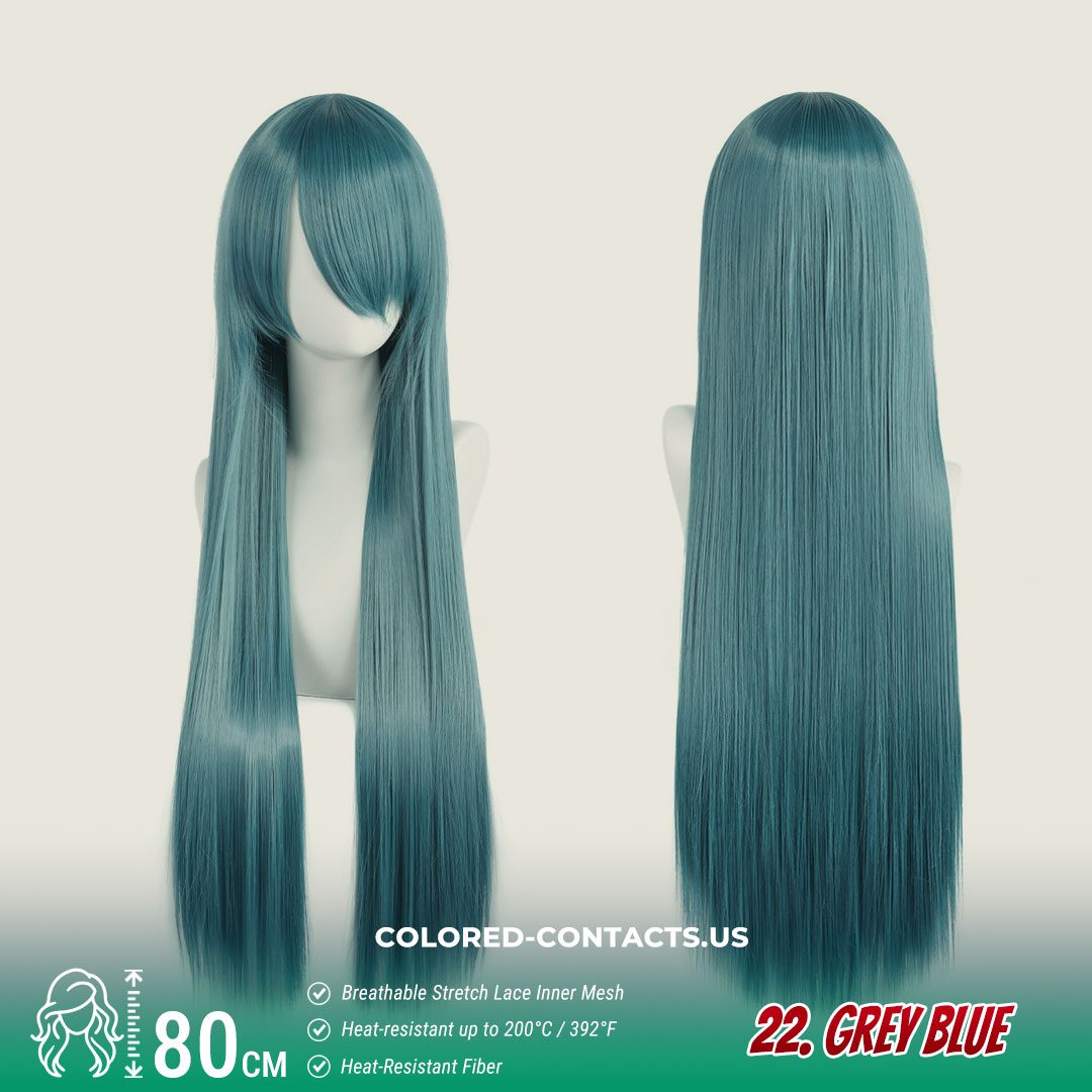 24-Color Versatile Cosplay Wig (80cm-Length) - thumbnail 22