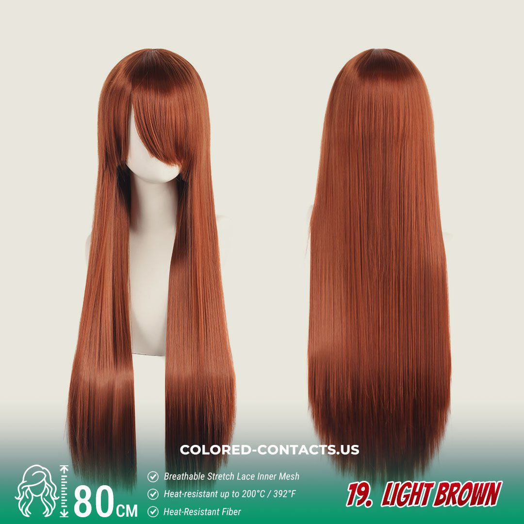 24-Color Versatile Cosplay Wig (80cm-Length) - thumbnail 4