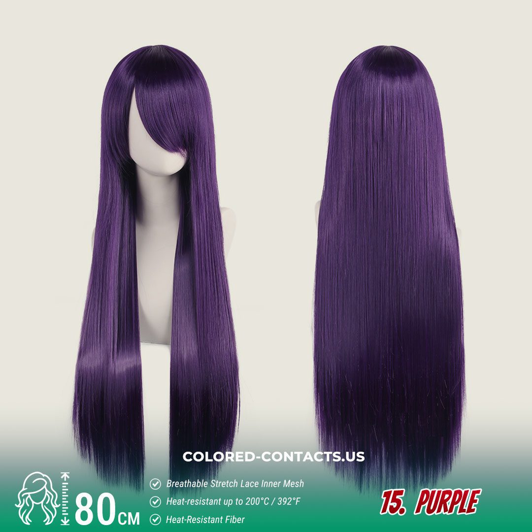 24-Color Versatile Cosplay Wig (80cm-Length) - thumbnail 16