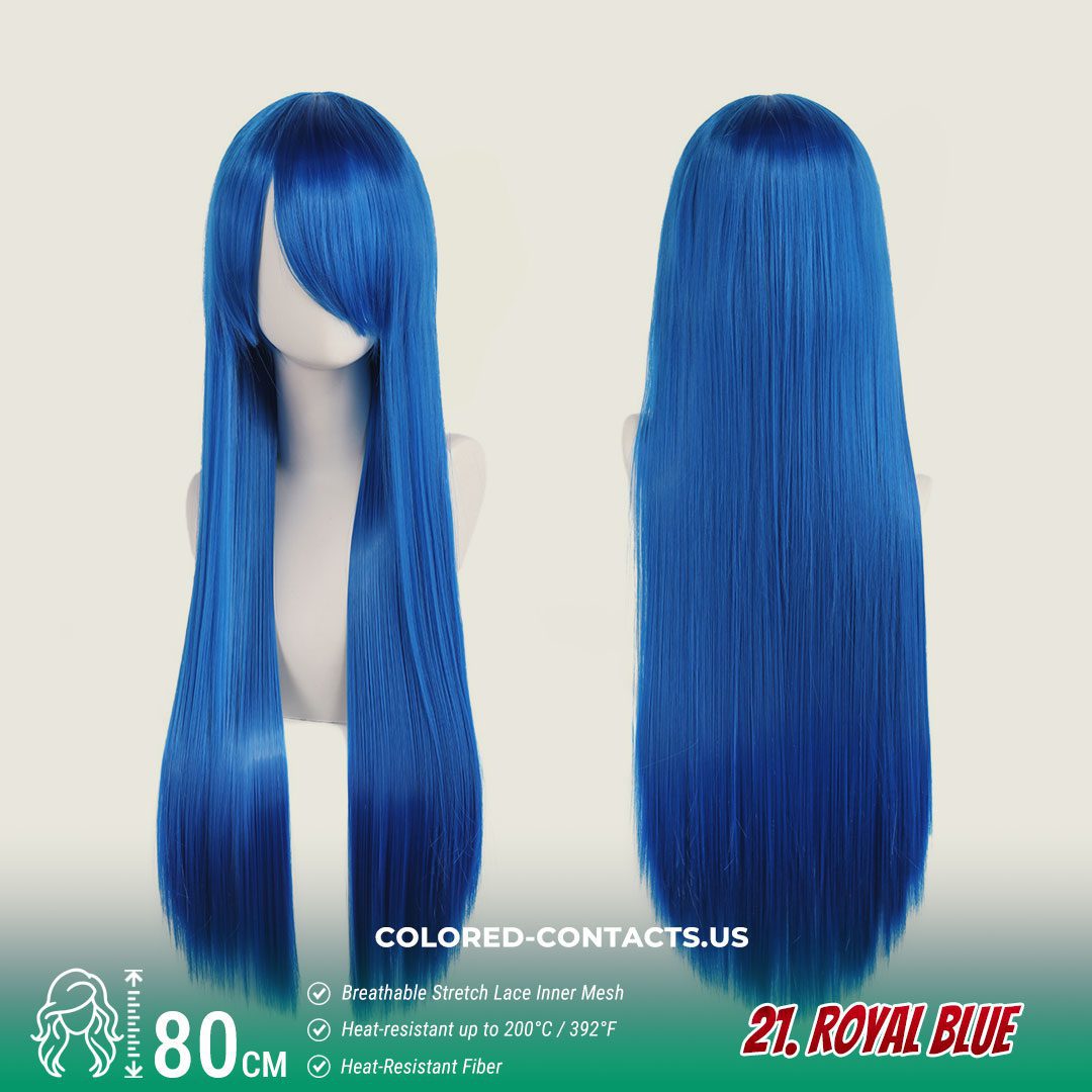 24-Color Versatile Cosplay Wig (80cm-Length) - thumbnail 21