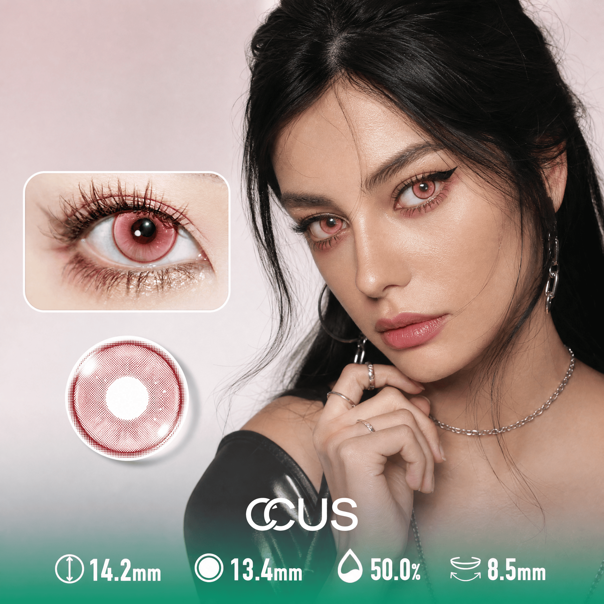 Prague Opal Garnet Red Contact Lenses - image 1