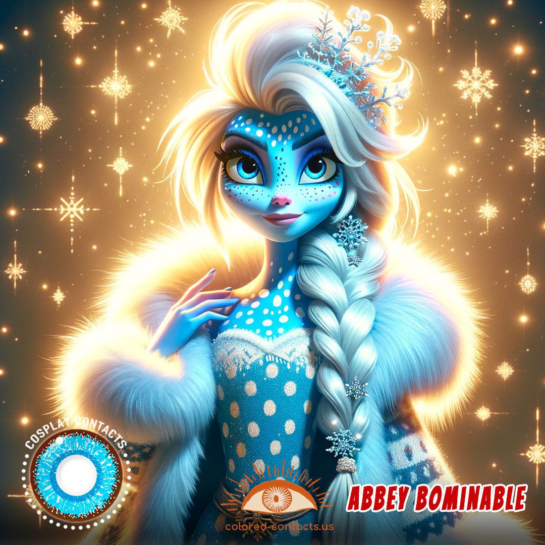 Monster High : Abbey Bominable Cosplay Contact Lenses - image 1