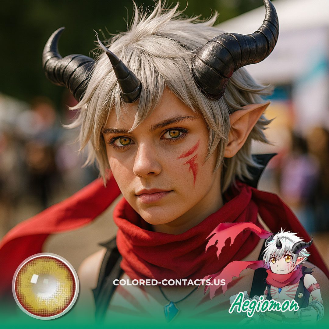 TS : Aegiomon Cosplay Contact Lenses - image 1