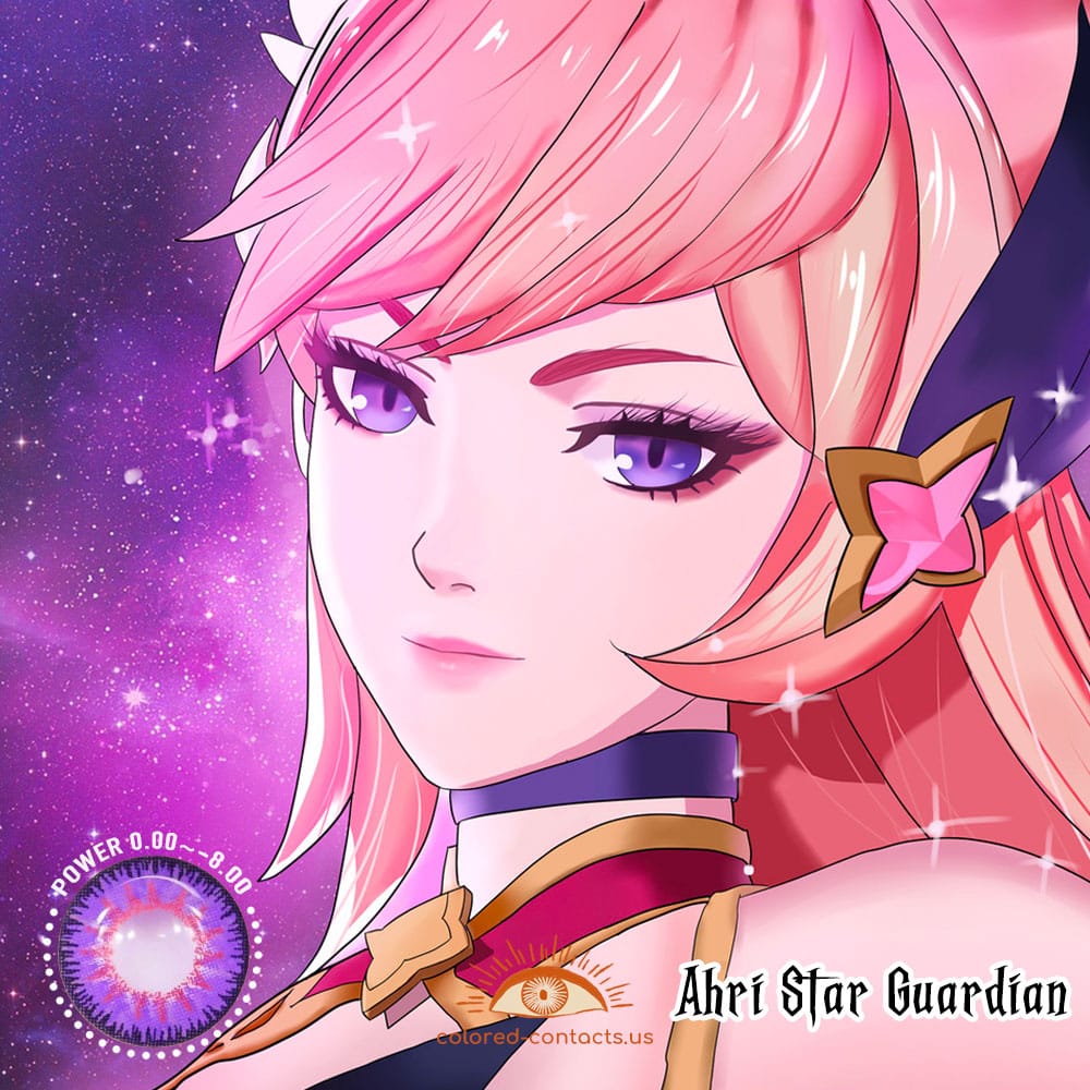Ahri Star Guardian Cosplay Contact Lenses - image 1