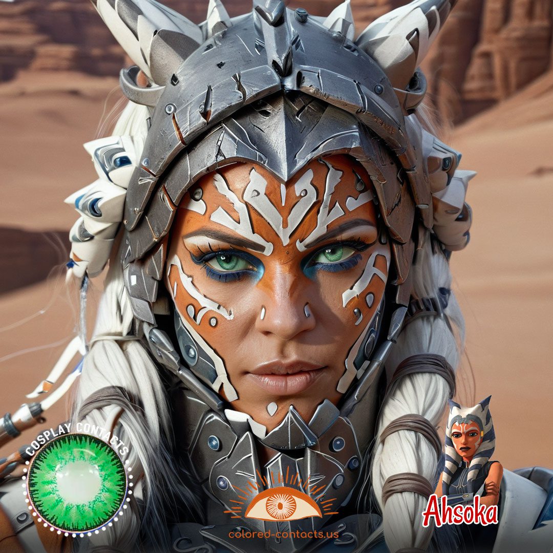 Star Wars: Ahsoka Cosplay Contact Lenses - image 1