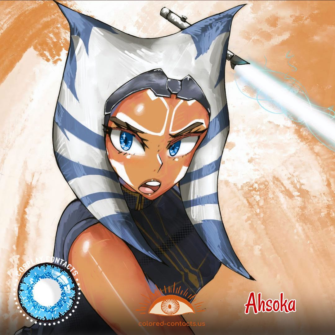 Ahsoka Cosplay Contact Lenses - image 1