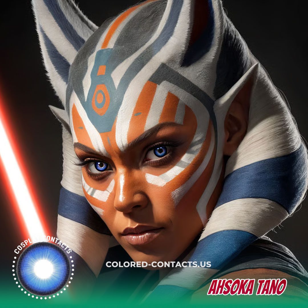 Ahsoka Tano Cosplay Contact Lenses: Perfect Blue Eyes - image 1