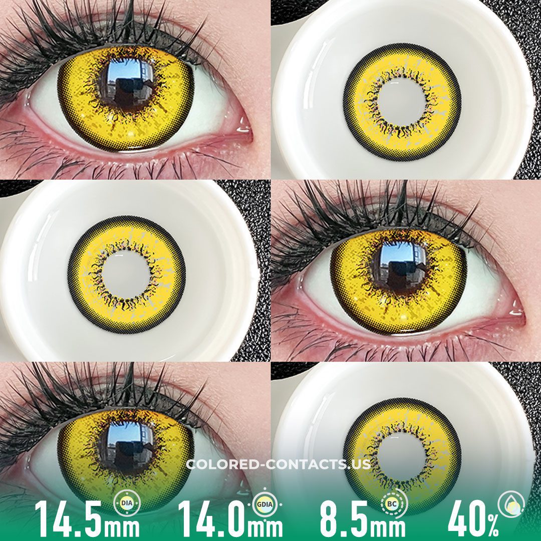 Ai Kotoba Anime Eye Brown Colored Contacts - thumbnail 2