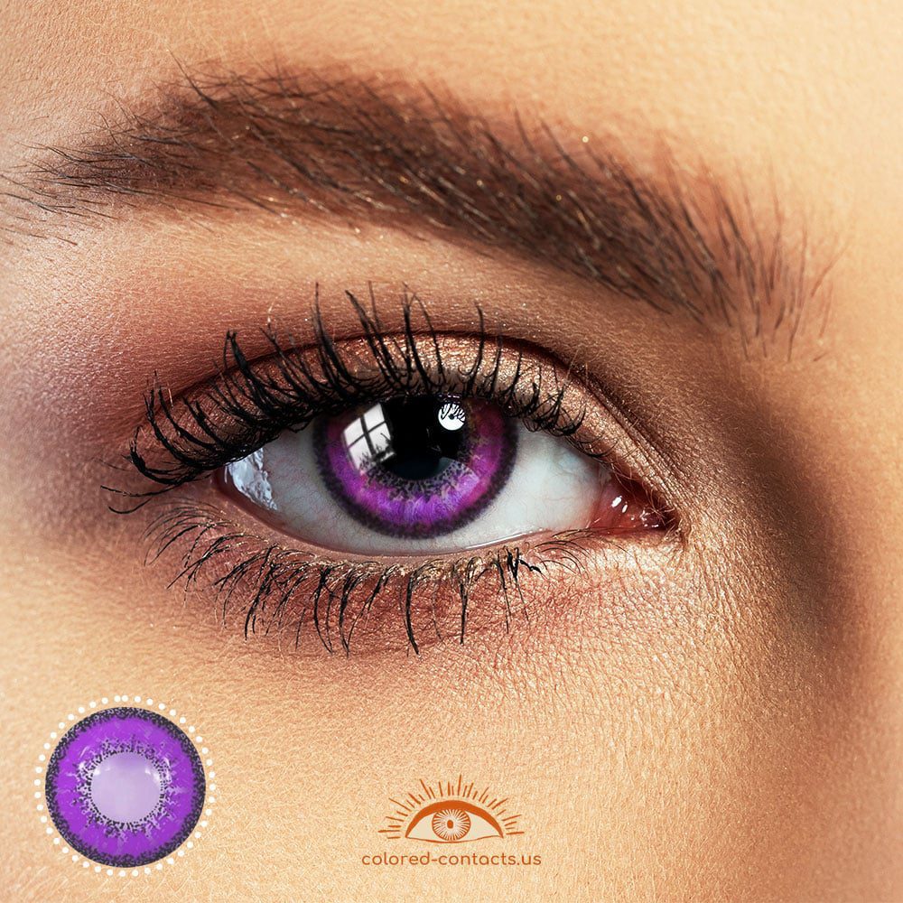 JoJo's Bizarre: Yoshikage Kira Cosplay Purple Contact Lenses - thumbnail 2