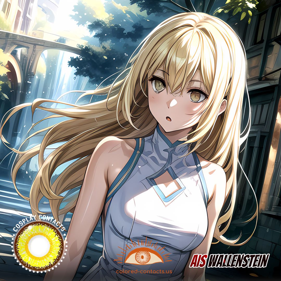 Ais Wallenstein Cosplay Yellow Contact Lenses - image 1