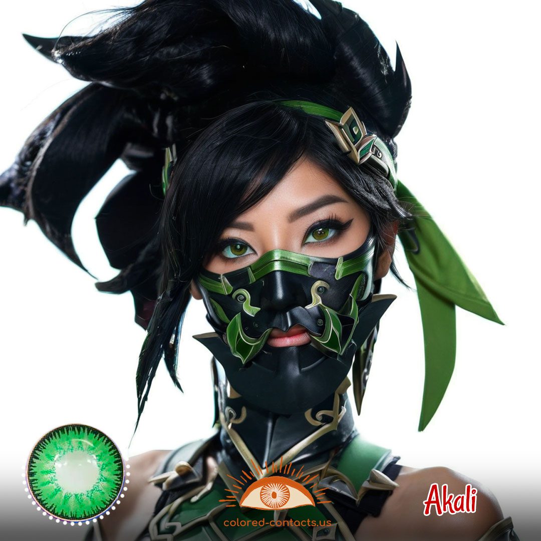 Akali Cosplay Contact Lenses - image 1