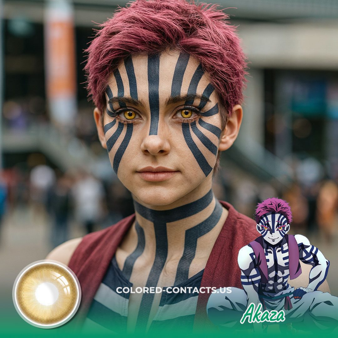 Akaza Cosplay Contact Lenses - image 1