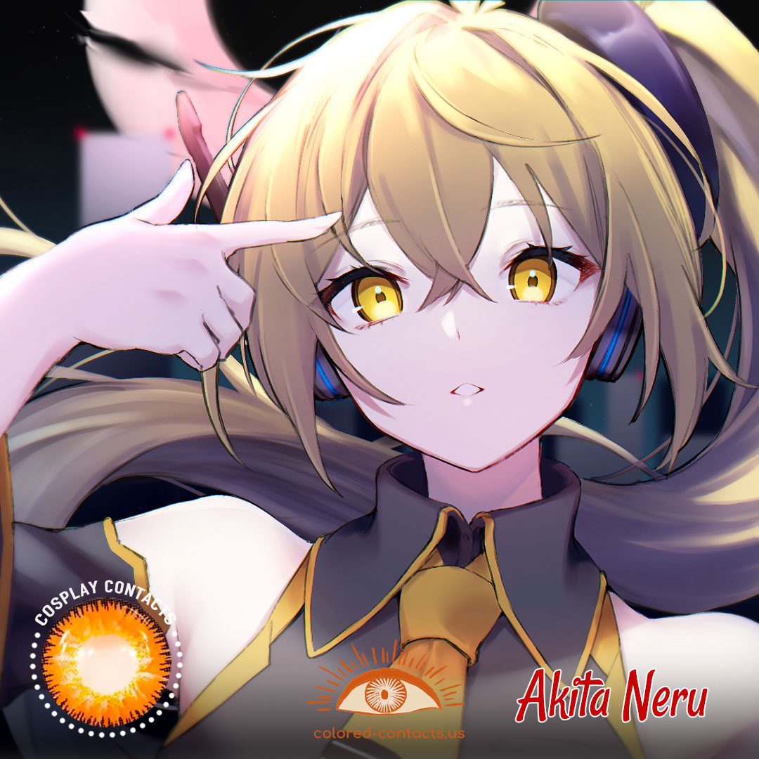Vocaloid: Akita Neru Cosplay Contact Lenses - image 1