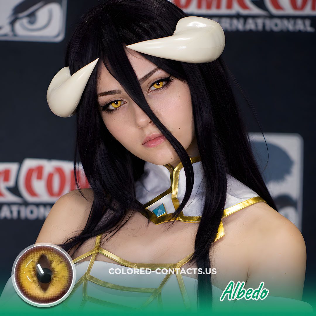 Overlord: Albedo Cosplay Contact Lenses - image 1