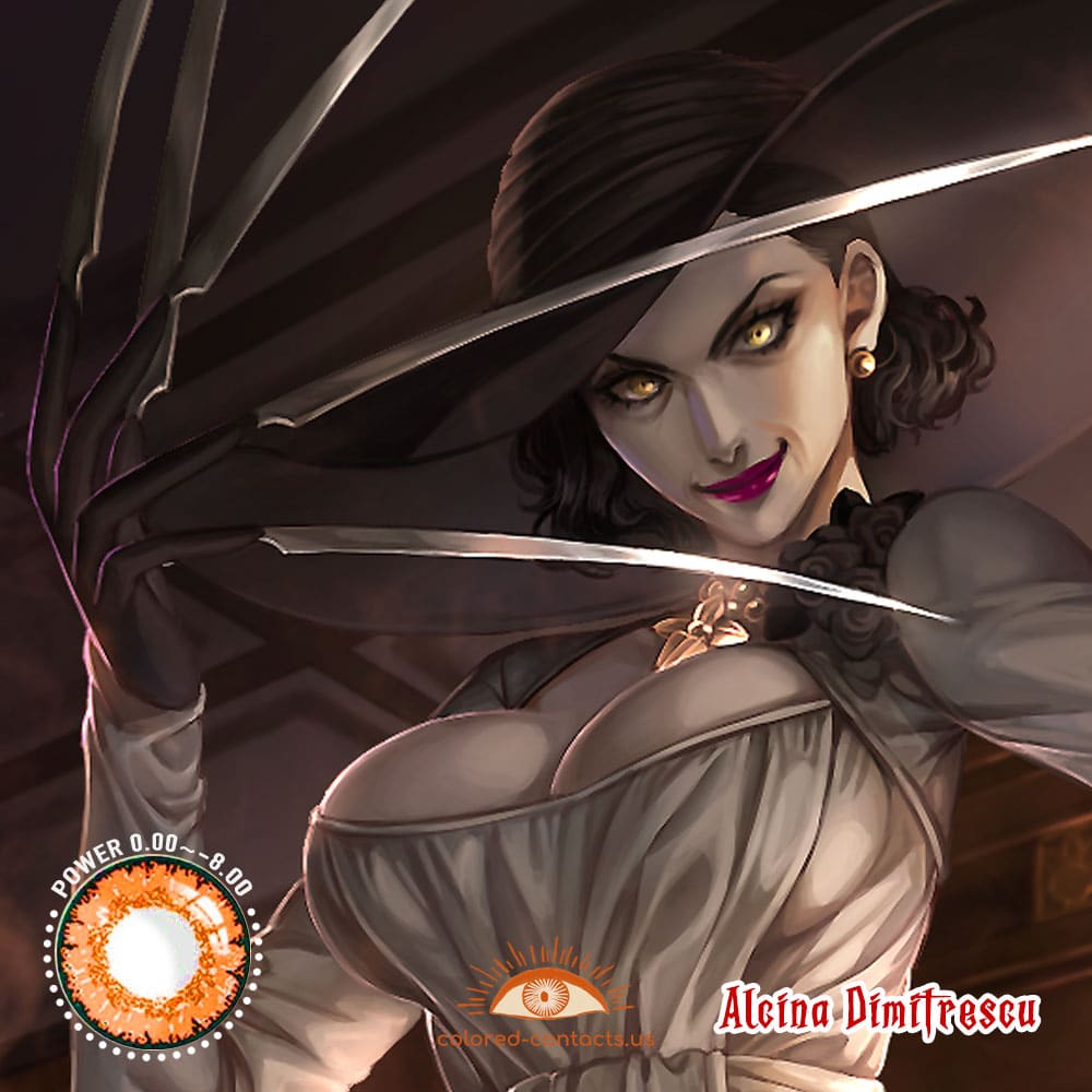 Alcina Dimitrescu Cosplay Contact Lenses - image 1