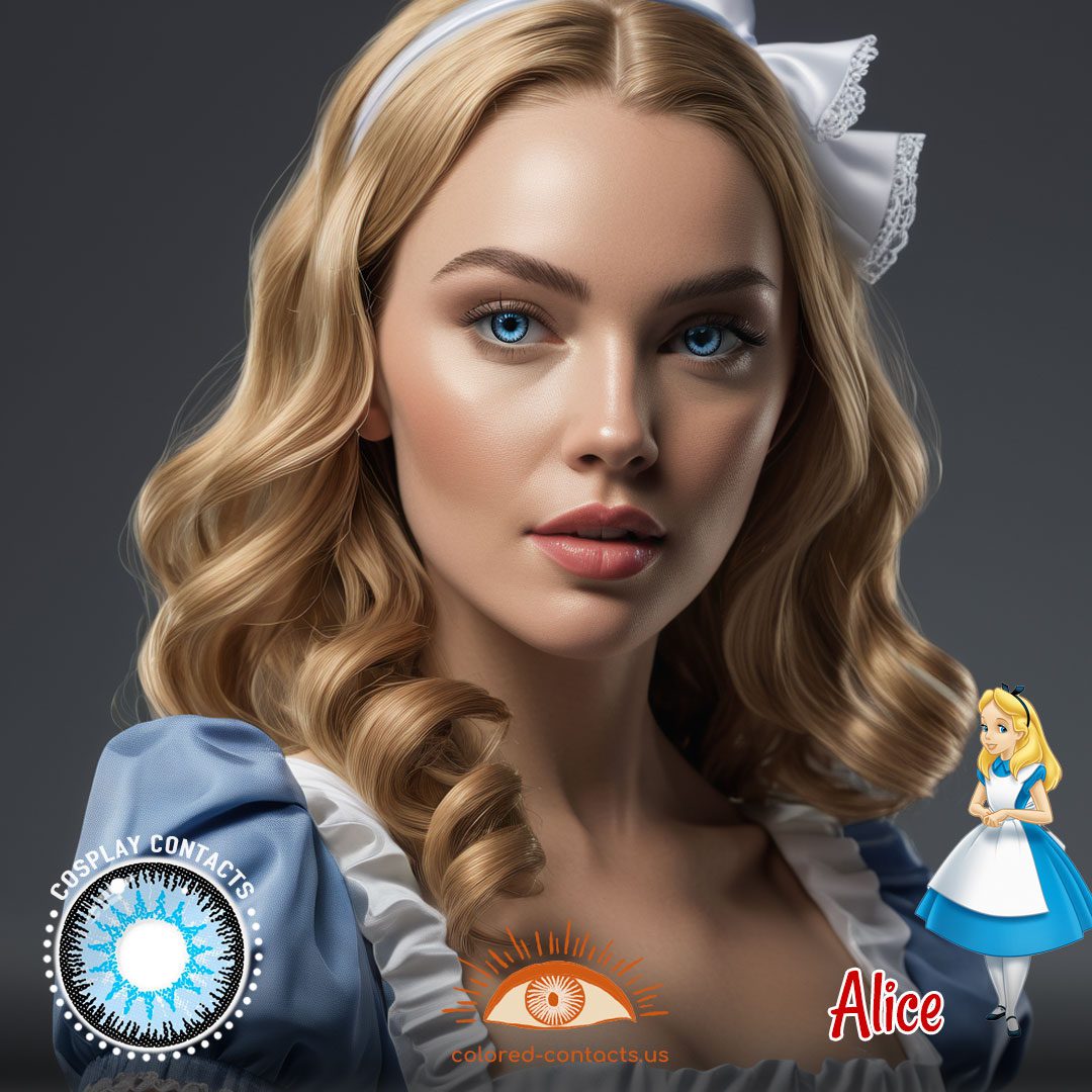 Alice in Wonderland: Alice Cosplay Contact Lenses - image 1