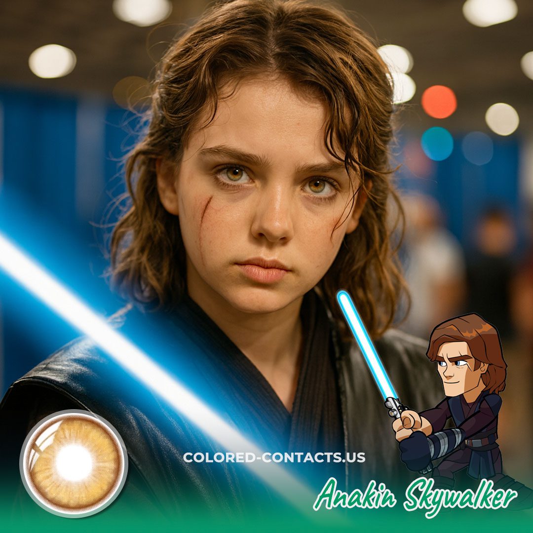 Anakin Skywalker Cosplay Contact Lenses | 4-Piece Set - image 1