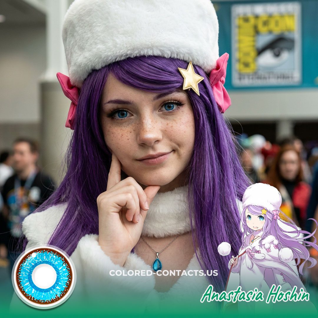 Anastasia Hoshin Cosplay Contact Lenses - image 1