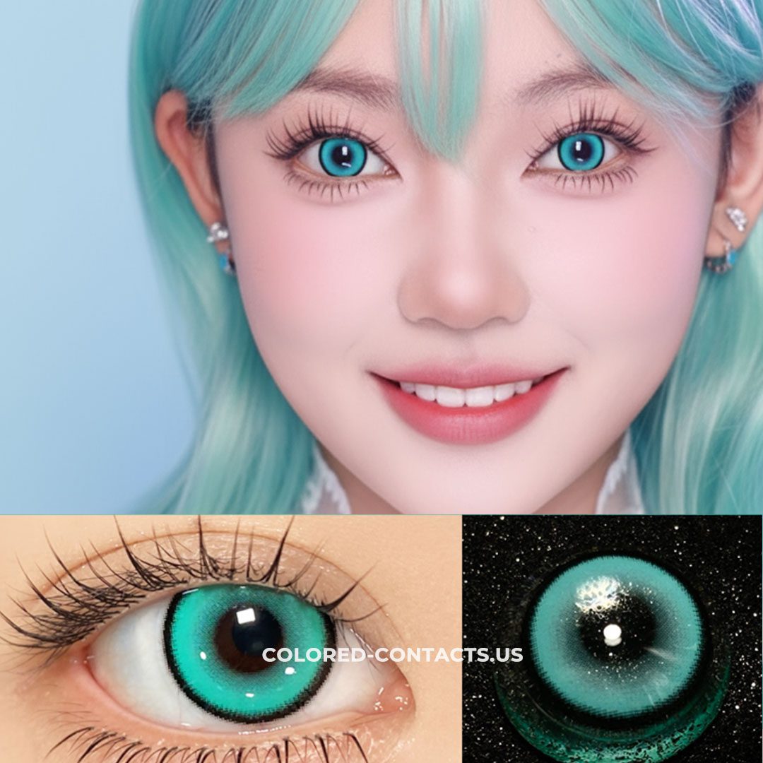 Aqua Mint Contact Lenses | 4-Lens Pack - thumbnail 2