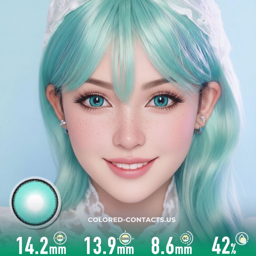 Aqua Mint Contact Lenses | 4-Lens Pack - image 1
