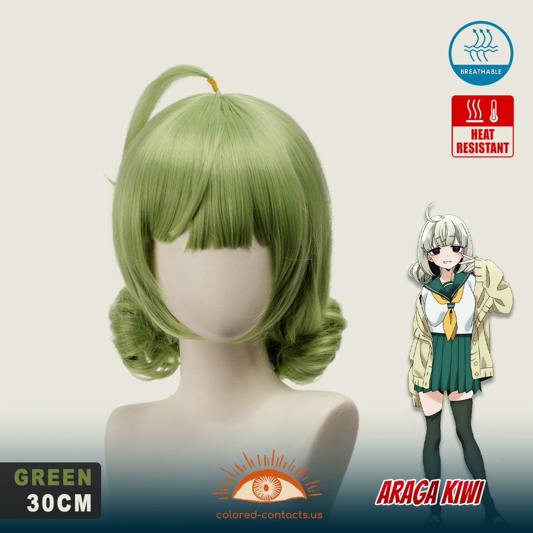 Mahoako: Araga Kiwi Cosplay Wig - image 1