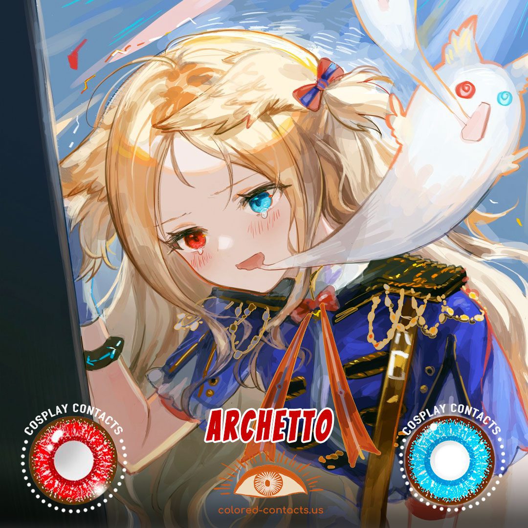 Arknights : Archetto Cosplay Contact Lenses - image 1