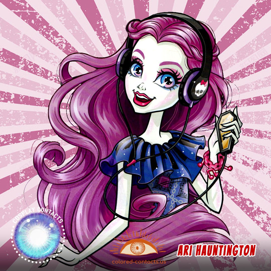 Monster High : Ari Hauntington Cosplay Contact Lenses - image 1