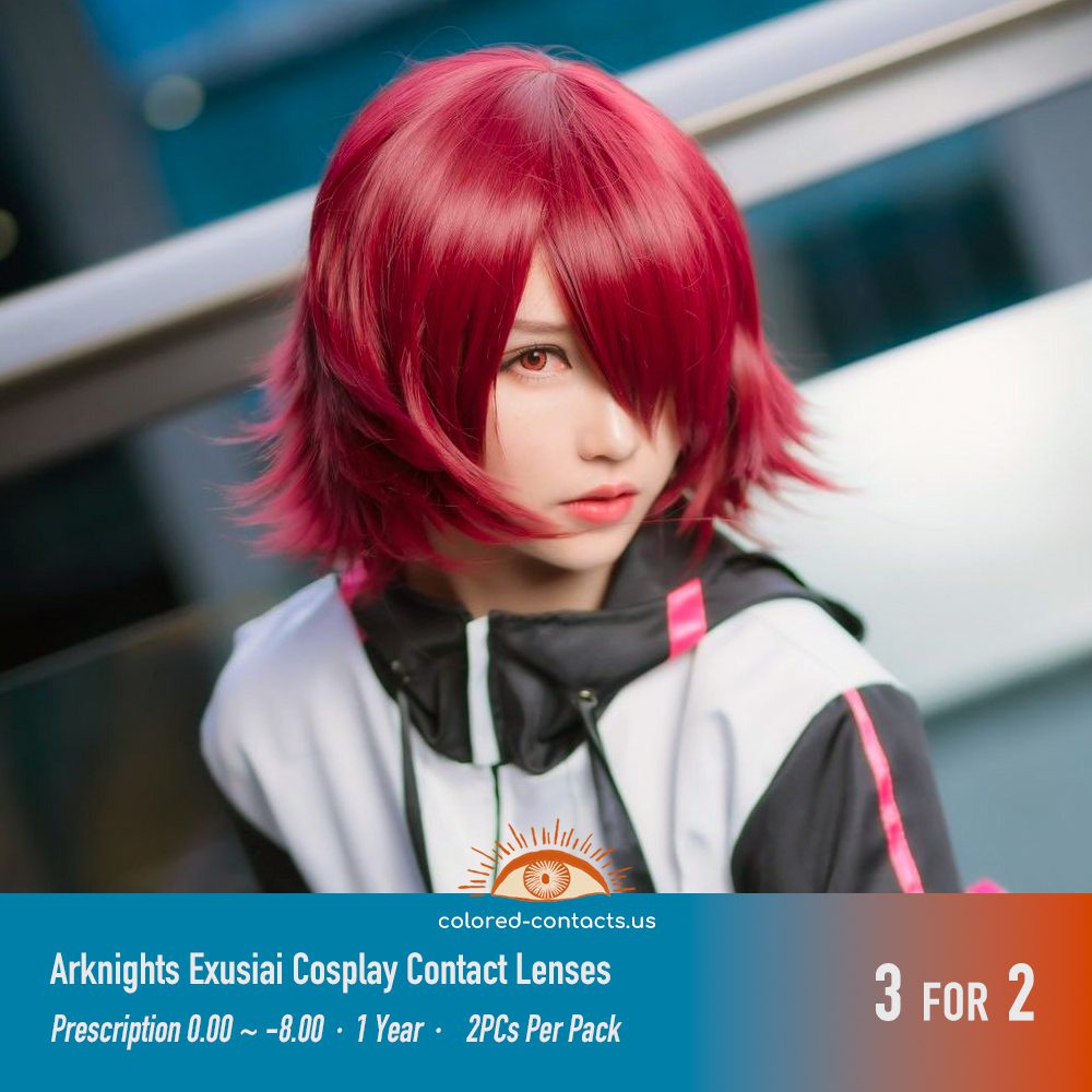 Arknights Exusiai Cosplay Contact Lenses - thumbnail 3