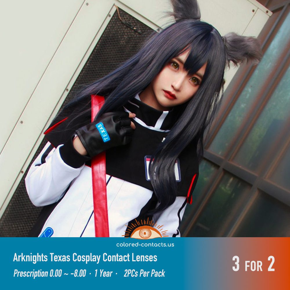 Arknights Texas Cosplay Contact Lenses - thumbnail 3