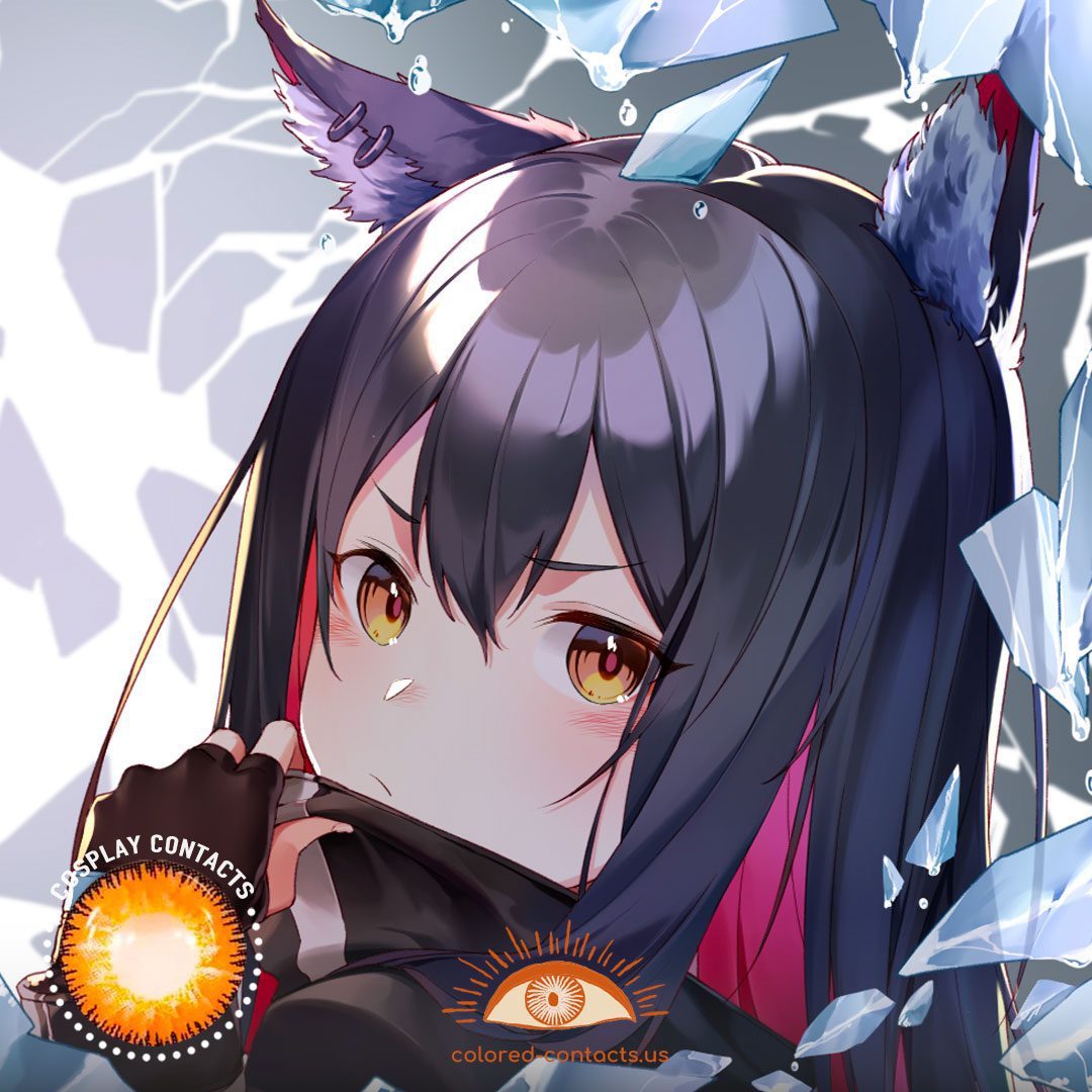 Arknights Texas Cosplay Contact Lenses - image 1