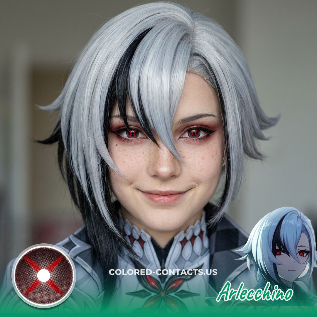 Arlecchino Cosplay Contact Lenses - image 1