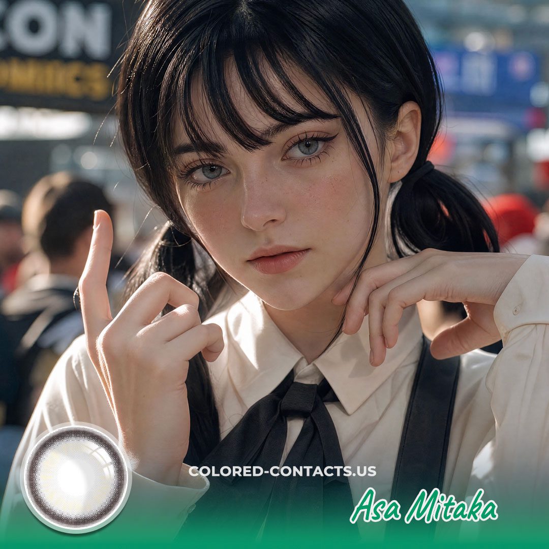 Asa Mitaka Cosplay Contact Lenses - image 1