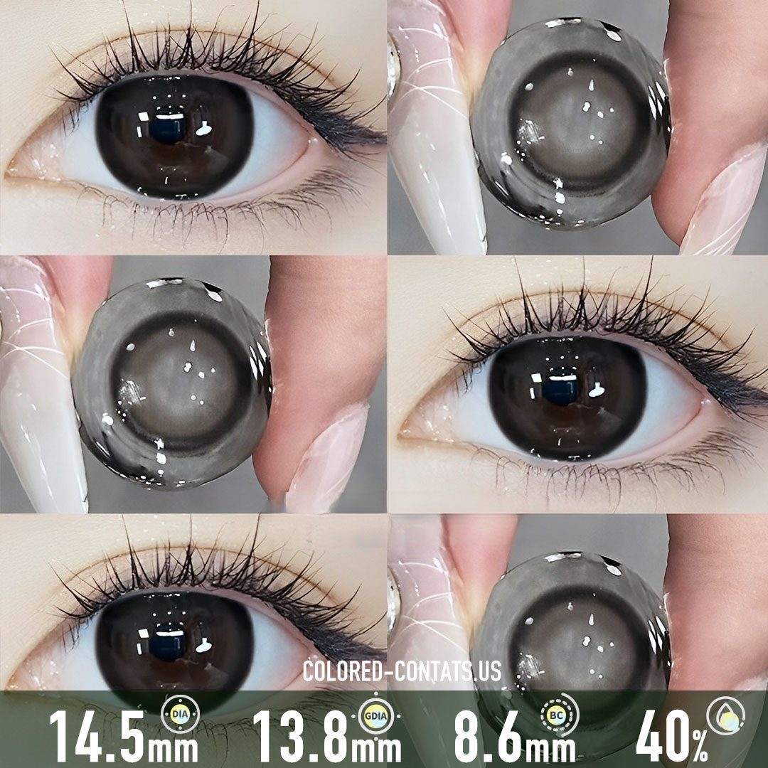 Ash Brown Color Contact Lenses - image 1