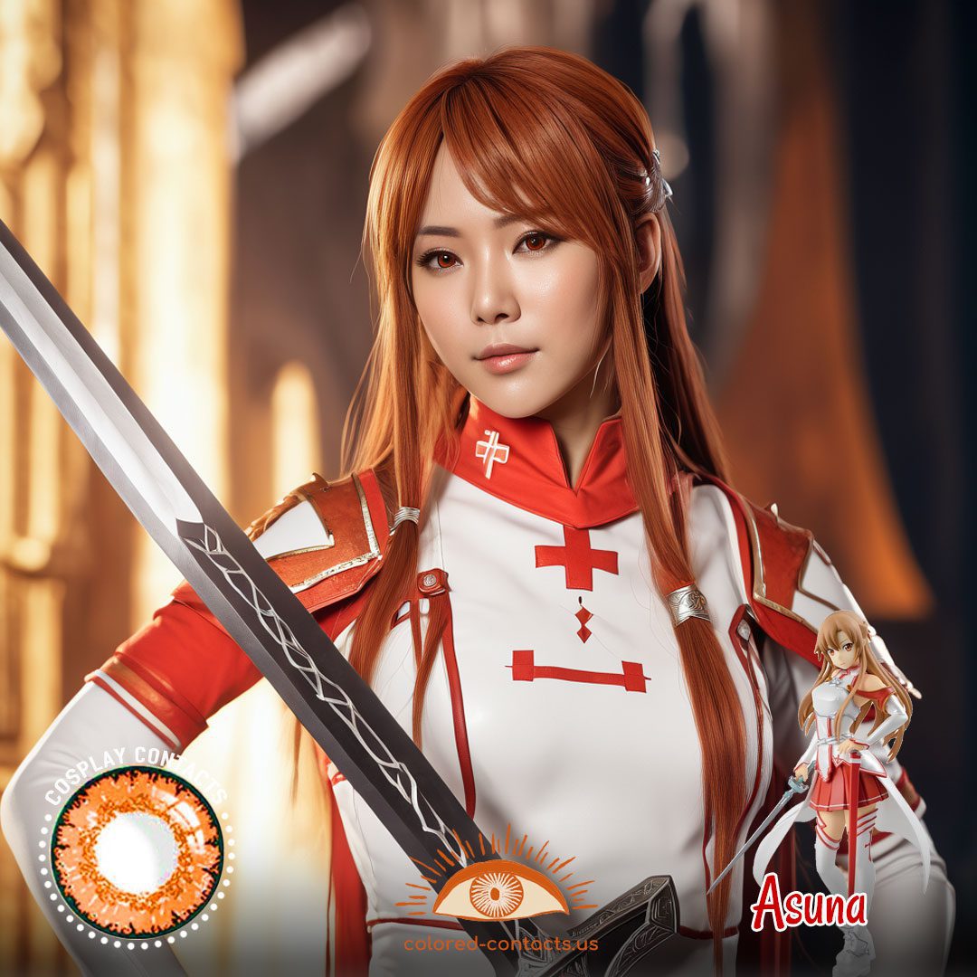 Sword Art Online: Asuna Cosplay Contact Lenses - image 1