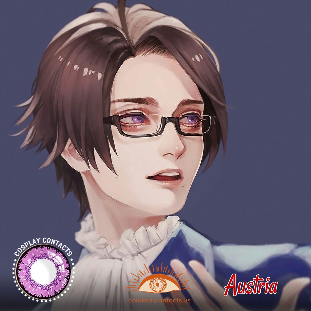 Hetalia: Axis Powers - Austria Cosplay Contact Lenses - image 1