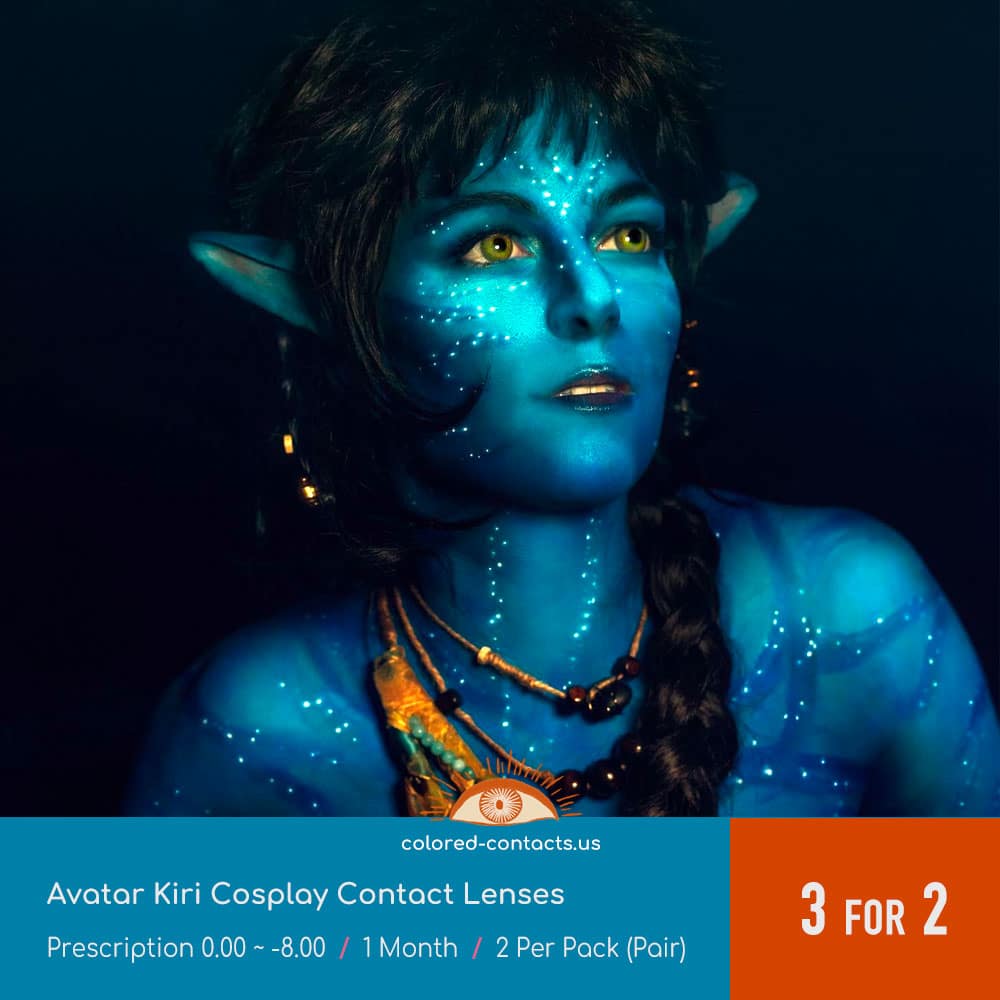 Avatar Kiri Cosplay Contact Lenses - thumbnail 3