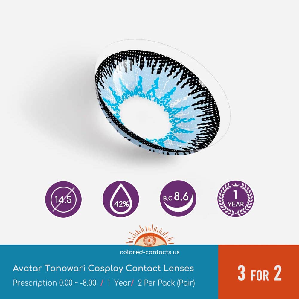 Avatar Tonowari Cosplay Contact Lenses - thumbnail 3