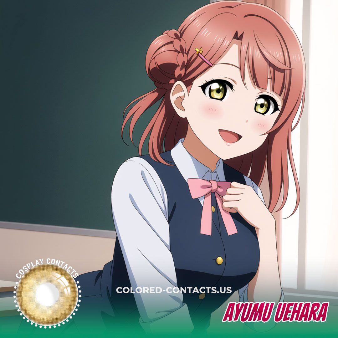 Ayumu Uehara Cosplay Contact Lenses - image 1