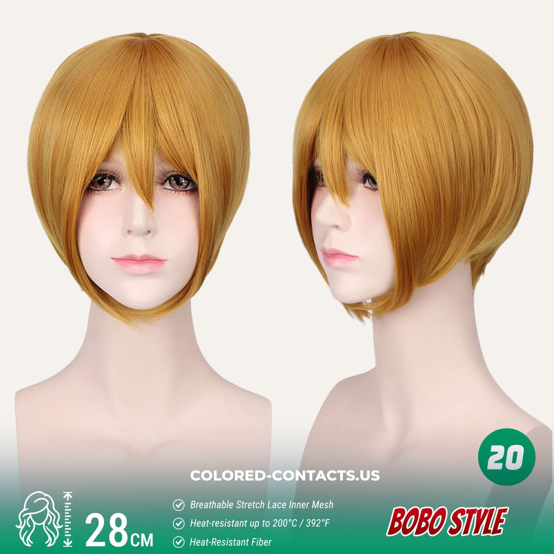 BOBO Style Cosplay Wig Collection - 20 Vibrant Colors - thumbnail 2