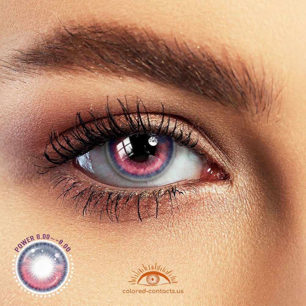Babe Anime Pink Colored Contacts - image 1
