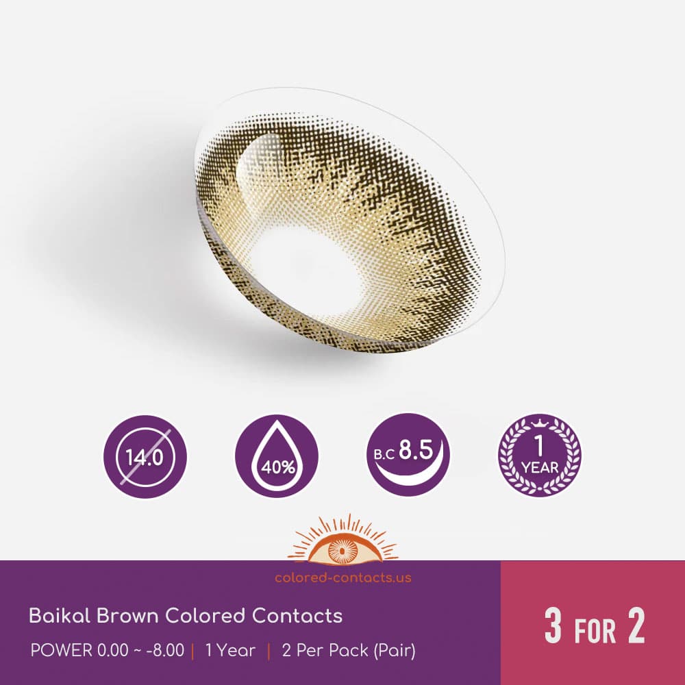 Baikal Brown Colored Contacts - thumbnail 3