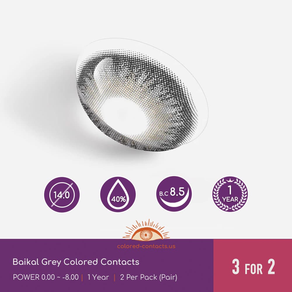 Baikal Grey Colored Contacts - thumbnail 3