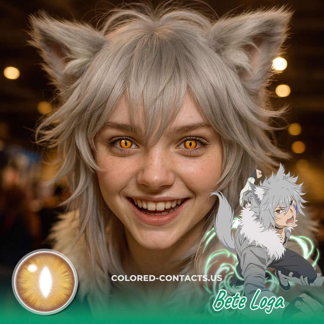 DanMachi : Bete Loga Cosplay Contact Lenses | 4-Piece Set - image 1
