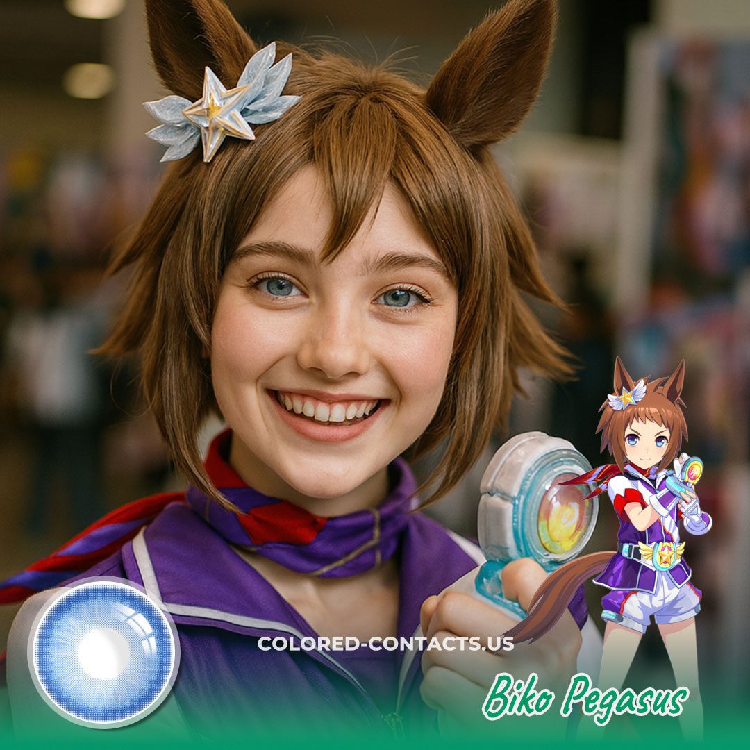 Pretty Derby : Biko Pegasus Cosplay Contact Lenses - image 1