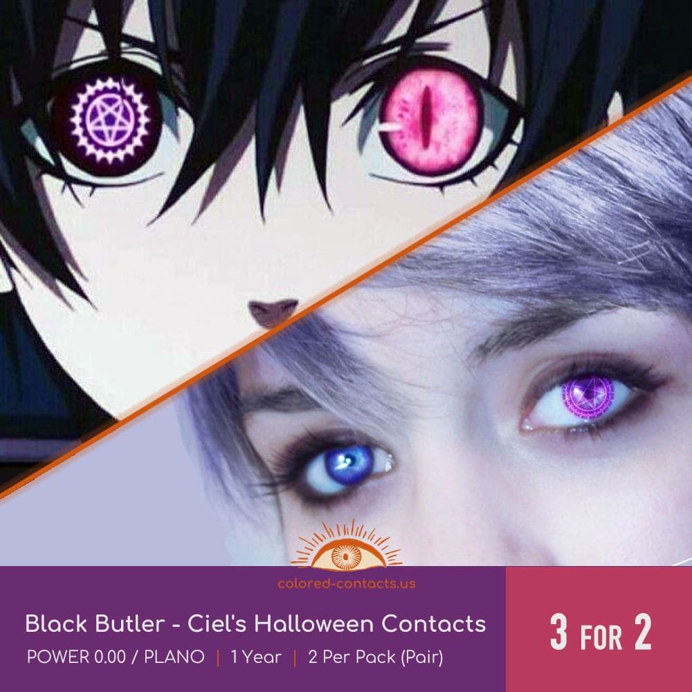 Black Butler - Ciel's Cosplay Contacts - thumbnail 2