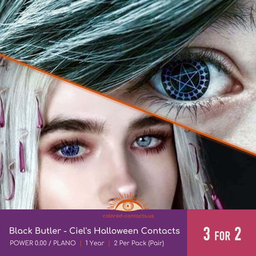 Black Butler - Ciel's Cosplay Contacts - thumbnail 3