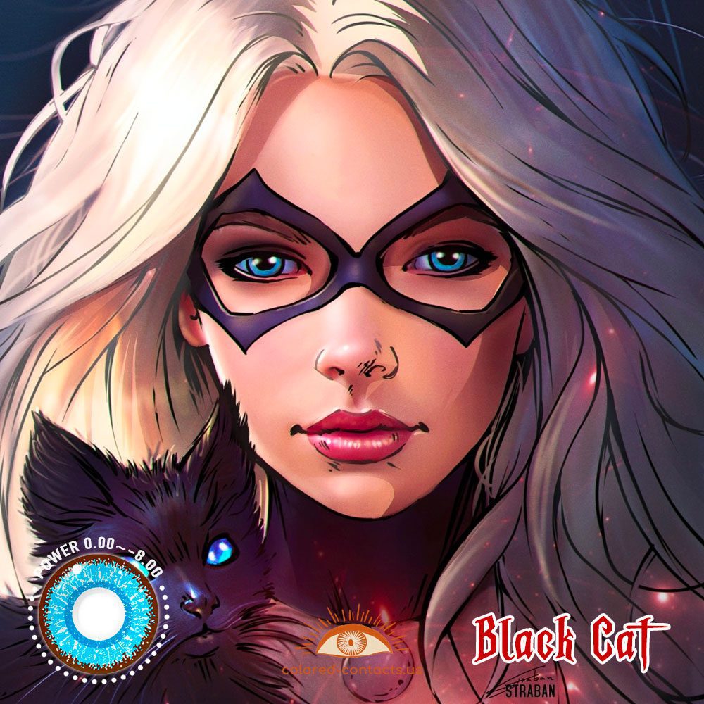 Black Cat Cosplay Contact Lenses - image 1
