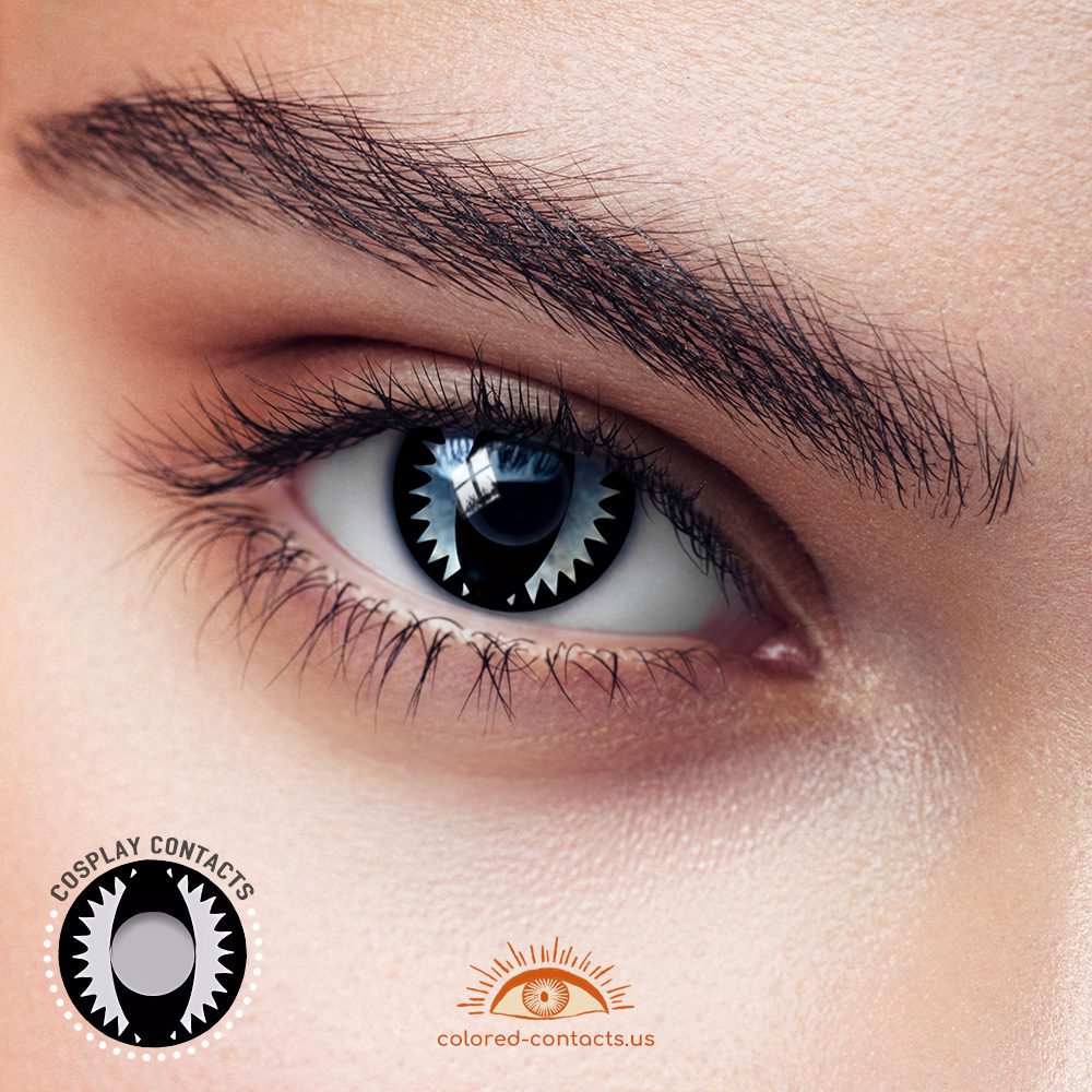 Black Cat Eye Contacts - thumbnail 2