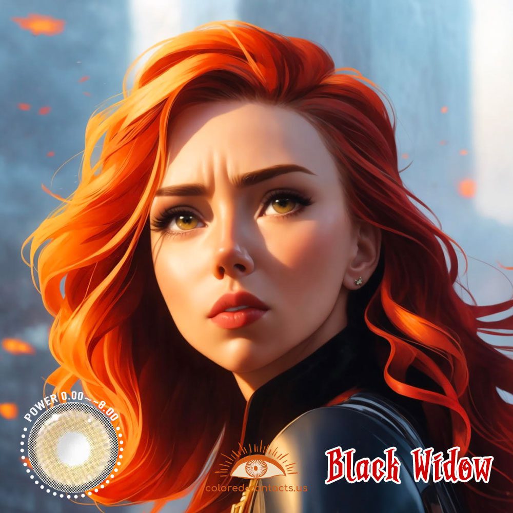 Black Widow Cosplay Contact Lenses v2 - image 1